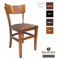 Cadeira Estofada ou Madeira para Bares Mel - Cod: 5003